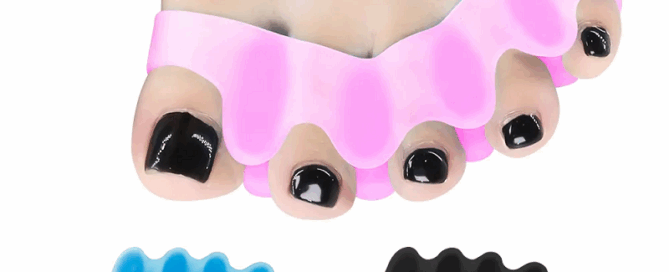 Five-Hole Silicone Toe Spreader Breathable Bunion Protector Adjustable Hammer Toe Separator
