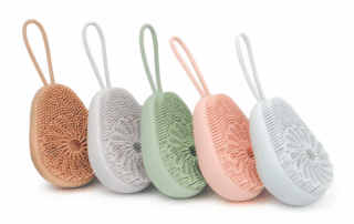 Massage Silicone Bath Brush Back Exfoliating Cleansing Body Scrubber Silicone Body Bath Brush