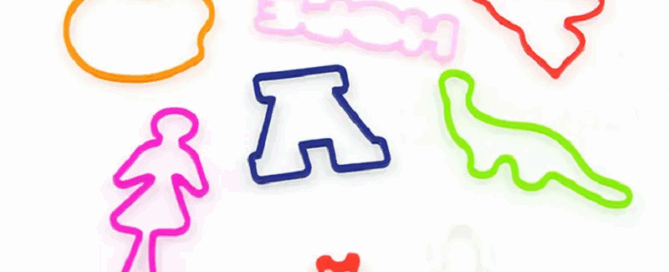 Party Fun Silicone Zoo Animal Shaped Bracelet Hair Silicone Rubber Band
