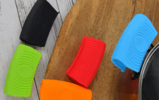 Pot Handle Silicone Cover Durable Heat Resistant Anti-Skid Safe Cookware Silicone Ear