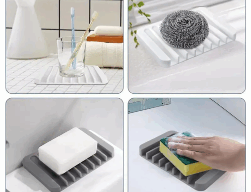 Premium Silicone Soap Dish Soap Saver for Shower Silicone Soap Plate
