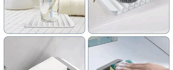 Premium Silicone Soap Dish Soap Saver for Shower Silicone Soap Plate