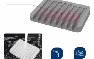 Premium Silicone Soap Dish Soap Saver for Shower Silicone Soap Plate