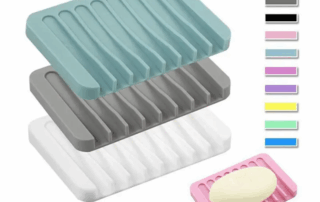 Premium Silicone Soap Dish Soap Saver for Shower Silicone Soap Plate