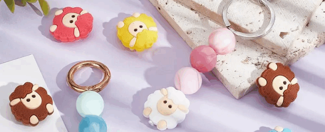 Sheep Shape Silicone Sewing Knitting Tool DIY Point Protectors Anti-slip Needle Stopper