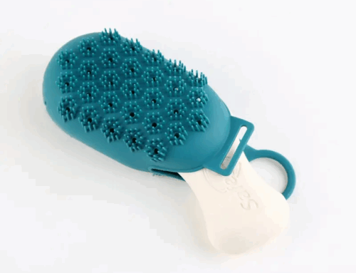 Silicone Body Scrubber Bubble Silicone Oval Soap Bag Silicone Skin Brush Cleaner