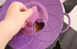 Silicone Boil-Over safeguard Silicone Lid Boil Over Universal Lid Splatter Guard