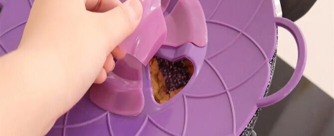 Silicone Boil-Over safeguard Silicone Lid Boil Over Universal Lid Splatter Guard