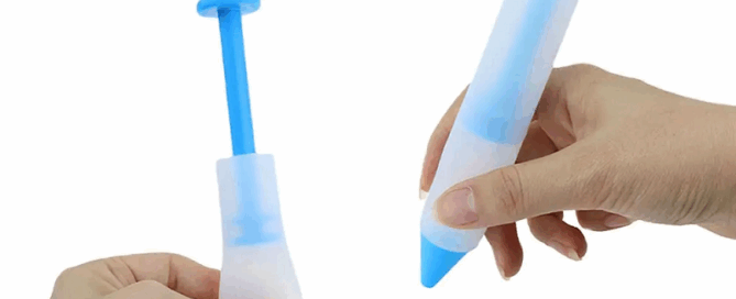 Silicone Chocolate Cream Gun Cookie Cake Pen Writer Baking Tools for Decorating