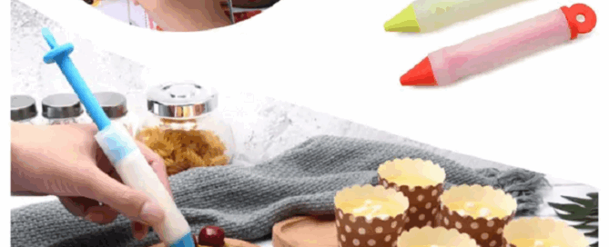 Silicone Chocolate Cream Gun Cookie Cake Pen Writer Baking Tools for Decorating