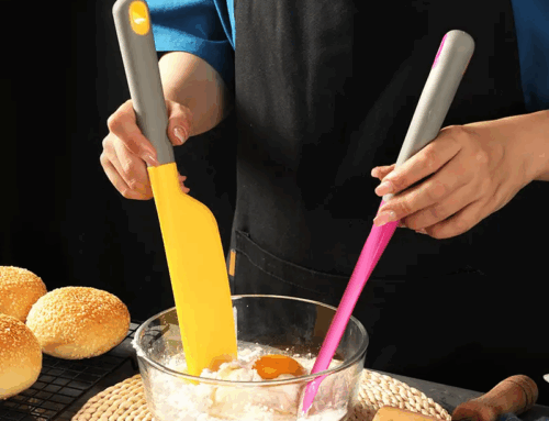 Silicone Cream Scraper Jam Mixing Knife Baking Tools for Kitchen Bakery Cake Scraper