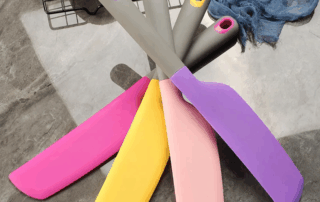 Silicone Cream Scraper Jam Mixing Knife Baking Tools for Kitchen Bakery Cake Scraper