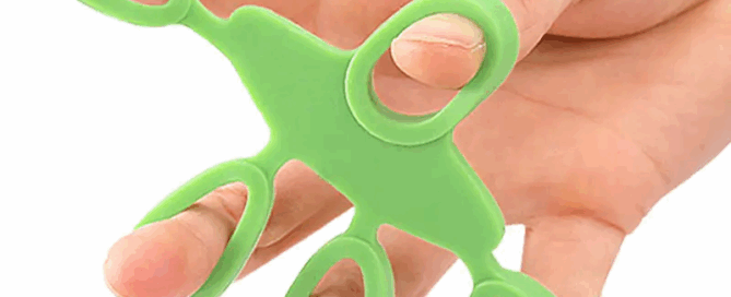 Silicone Finger Resistance Bands Grip Finger Flexion Extension Training Grip