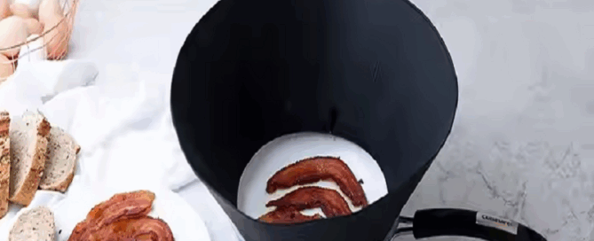 Silicone Frying Wall Splash Proof Baffle Cover Pan Oil Splatter Shield Barrier Anti Oil Guard for Pot Cooking