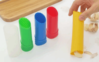 Silicone Garlic Peeler Cooking Tools Colorful Home Silicone Manual Garlic Peeler