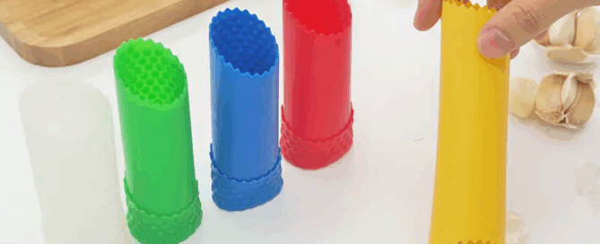 Silicone Garlic Peeler Cooking Tools Colorful Home Silicone Manual Garlic Peeler