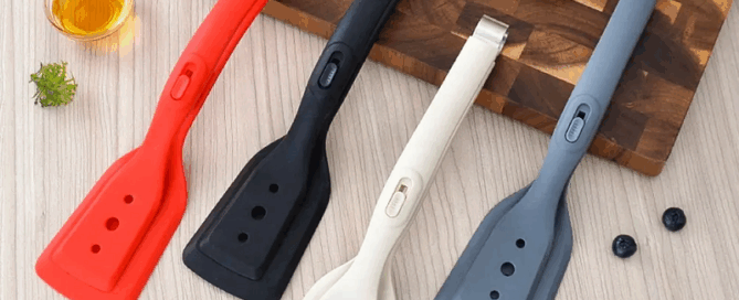 Silicone Grip Flip Spatula Tongs Heat-Resistant Kitchen Serving Meat Turning Tongs Frying Cooking Utensils