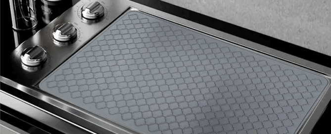 Silicone Induction Cooktop Protector Mat Kitchen Drain Top Cover