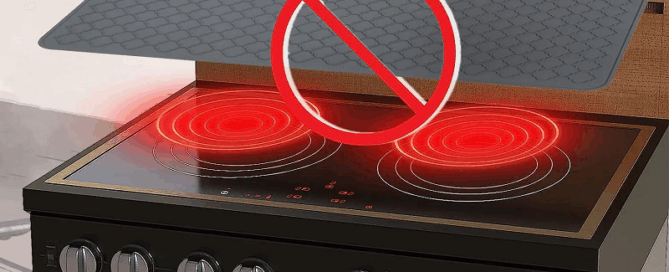 Silicone Induction Cooktop Protector Mat Kitchen Drain Top Cover