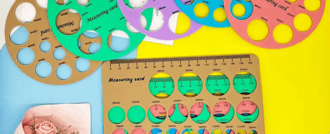 Silicone Ruler Nipple Measurement Tool Measuring Food Grade Silicone Sizer Nipples Card