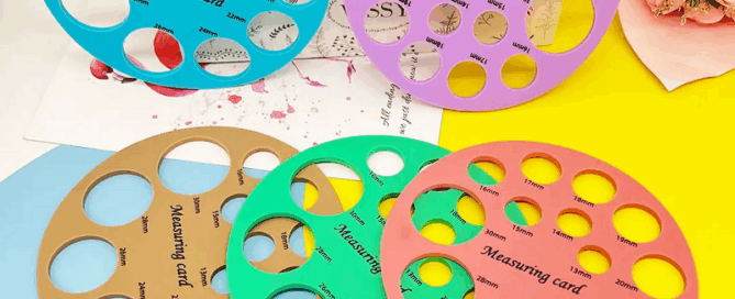 Silicone Ruler Nipple Measurement Tool Measuring Food Grade Silicone Sizer Nipples Card