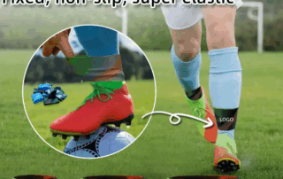 Silicone Shin Guard Stay for Football Rugby Leg Shin Protector Silicone Soccer Ankle Band