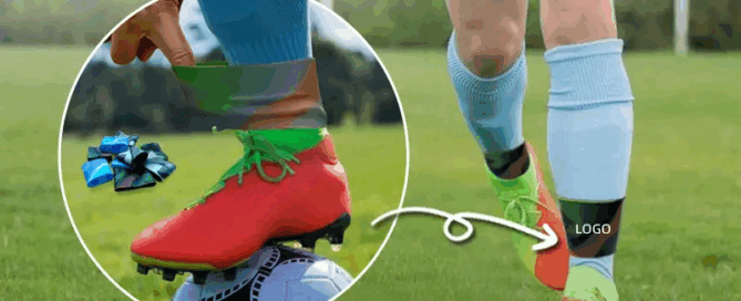 Silicone Shin Guard Stay for Football Rugby Leg Shin Protector Silicone Soccer Ankle Band