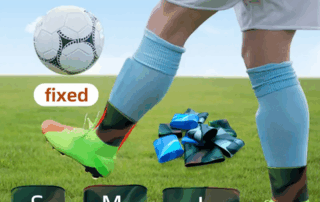 Silicone Shin Guard Stay for Football Rugby Leg Shin Protector Silicone Soccer Ankle Band