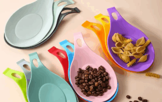 Silicone Spoon Rest Fork Spatula Silicone Rack Shelf Chopsticks Spoon Silicone Holder