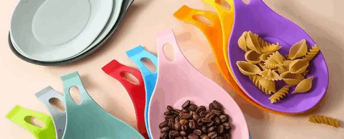 Silicone Spoon Rest Fork Spatula Silicone Rack Shelf Chopsticks Spoon Silicone Holder