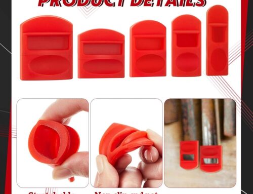 Soft Silicone Chisel Edge Guards Set Silicone Chisel Tip Tool Protectors Caps