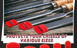 Soft Silicone Chisel Edge Guards Set Silicone Chisel Tip Tool Protectors Caps