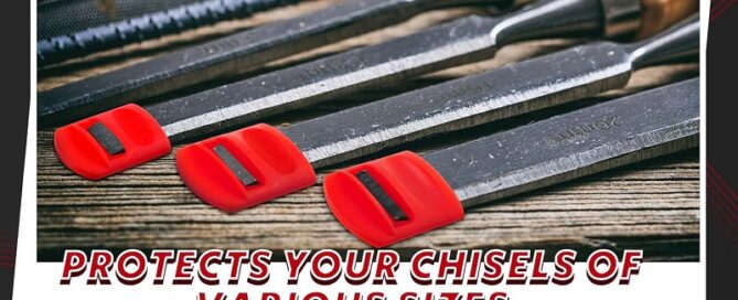 Soft Silicone Chisel Edge Guards Set Silicone Chisel Tip Tool Protectors Caps