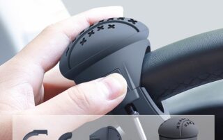 Steering Wheel Spinner Steering Wheel Knob Silicone Car Power Handle Steering Wheel Spinner