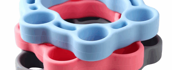 Ten holes Hand Exerciser Silicone Finger Stretcher Finger Grip Strength Trainer