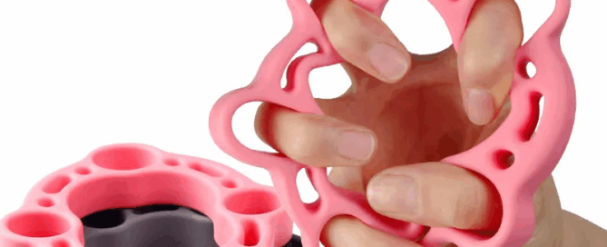 Ten holes Hand Exerciser Silicone Finger Stretcher Finger Grip Strength Trainer