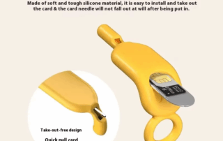 Universal SIM Card Removal Pin Silicone Protector Cover SD Card Tray Opening Tool Sleeve