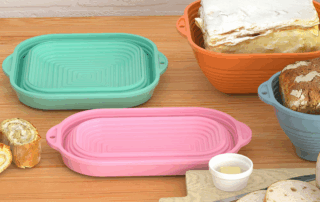 Silicone Dough Baking Tools Bread Proofing Silicone Basket Collapsible Baker Bowl for Sourdough