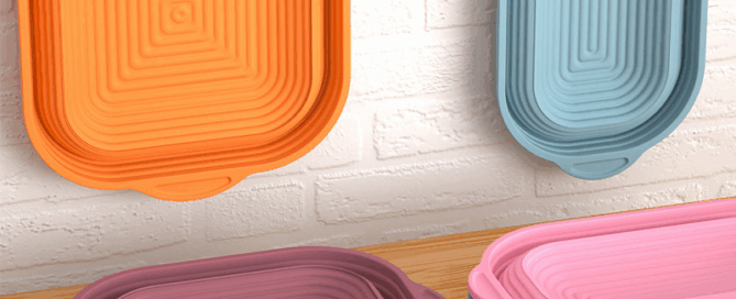 Silicone Dough Baking Tools Bread Proofing Silicone Basket Collapsible Baker Bowl for Sourdough