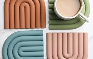 Silicone Microwave Mat Round Heat Resistant wave Mat Silicone Pot Holders Pad
