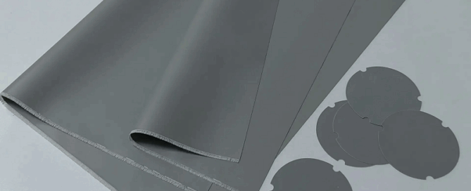 Thermally Conductive Silicone Rubber Cloth High Voltage Thermal Pad ROHS Certified 6KV Rated Voltage