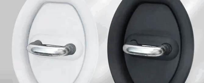 Universal Anti-Rust Shock-Absorbing Buffer Pad Exterior Car Door Lock Protective Silicone Cover