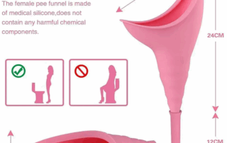 Women Silicone Urinal Funnel Silicone Women Standing Pissing Device Travel Portable Silicone Foley Catheter