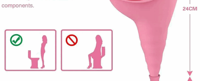 Women Silicone Urinal Funnel Silicone Women Standing Pissing Device Travel Portable Silicone Foley Catheter