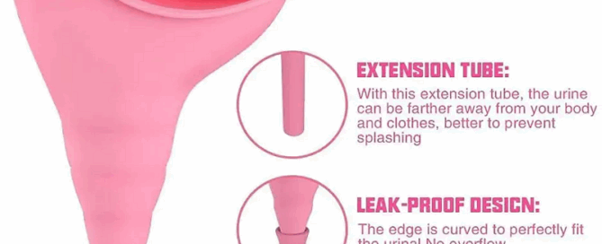 Women Silicone Urinal Funnel Silicone Women Standing Pissing Device Travel Portable Silicone Foley Catheter