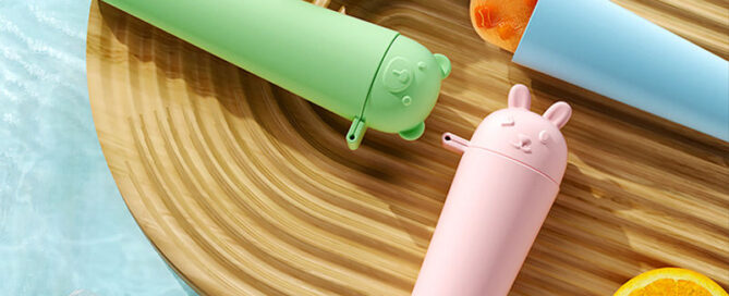 BPA Free Silicone Ice Pop Molds with Leakproof Lids Reusable DIY Popsicle Molds for Kids Molding Silicone Rubber Parts