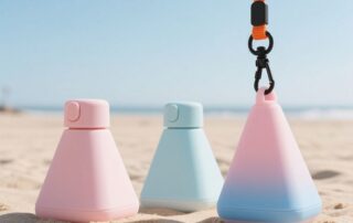 Silicone Refillable Roll-on Sun Cream Sunscreen Holder Dispenser Bottle Sunscreen Applicator
