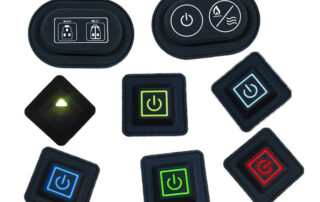 Heating Clothes Silicone Keypad Heating Suit Vest Rubber Button Electric Blanket Temperature Control Switch