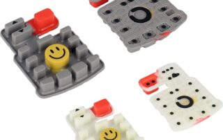 Light-bleeding Keypad Silicone Keymat Customization Conductive Silicone Button Translucent Silk Screen Switch Buttons