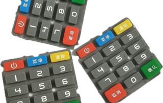 Light-bleeding Keypad Silicone Keymat Customization Conductive Silicone Button Translucent Silk Screen Switch Buttons